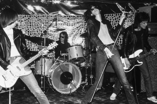 From left: Johnny Ramone, Tommy Ramone, Joey Ramone, and Dee Dee Ramone.